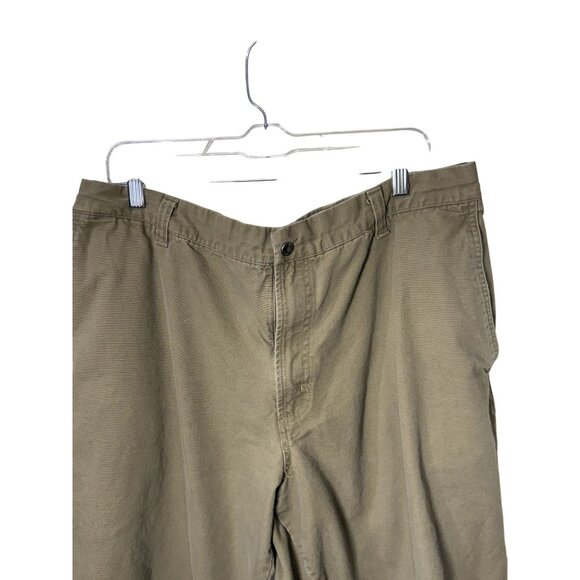 Columbia Mens Khaki Cargo Pants 40W x 30L Cotton Relaxed Fit Durable Outdoor Wea - Picture 2 of 7